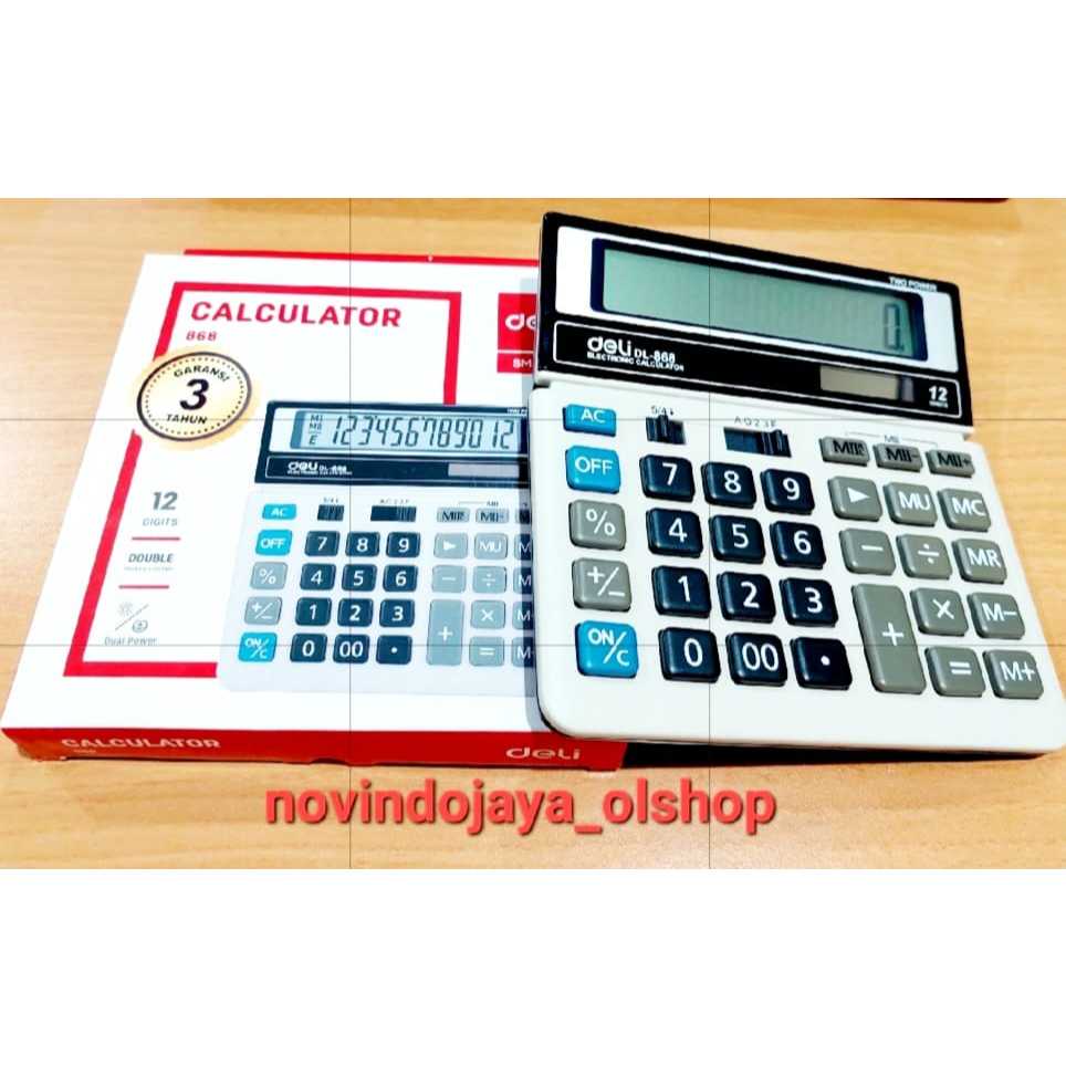 

KALKULATOR DELI 12 DIGIT DL-868 TERMURAH