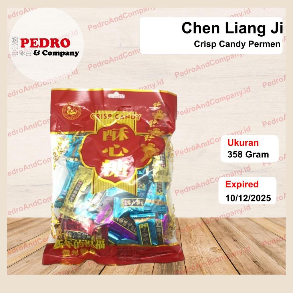 

Chen liang ji crisp candy permen enting kacang 358 gram mede walnut