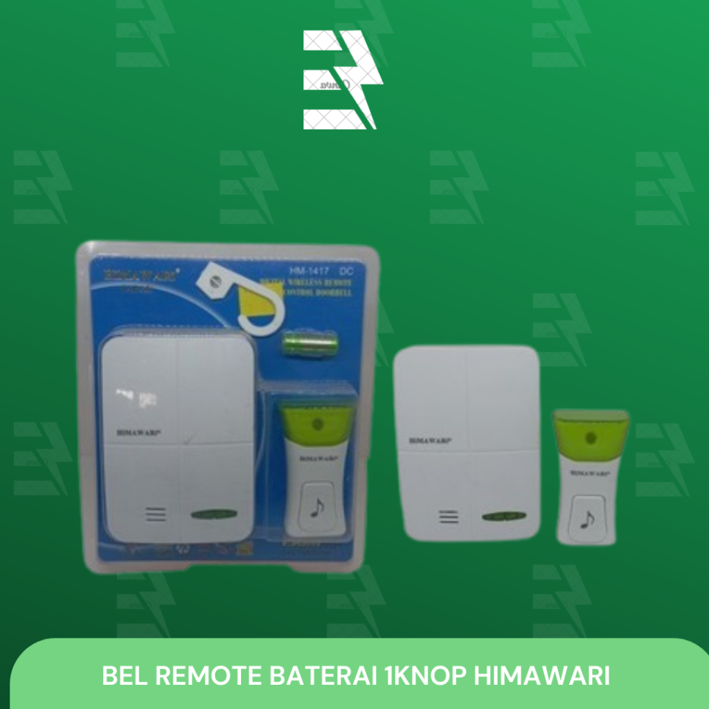 Bel remote batrei wireless himawari/bel remote baterai 1knop himawari