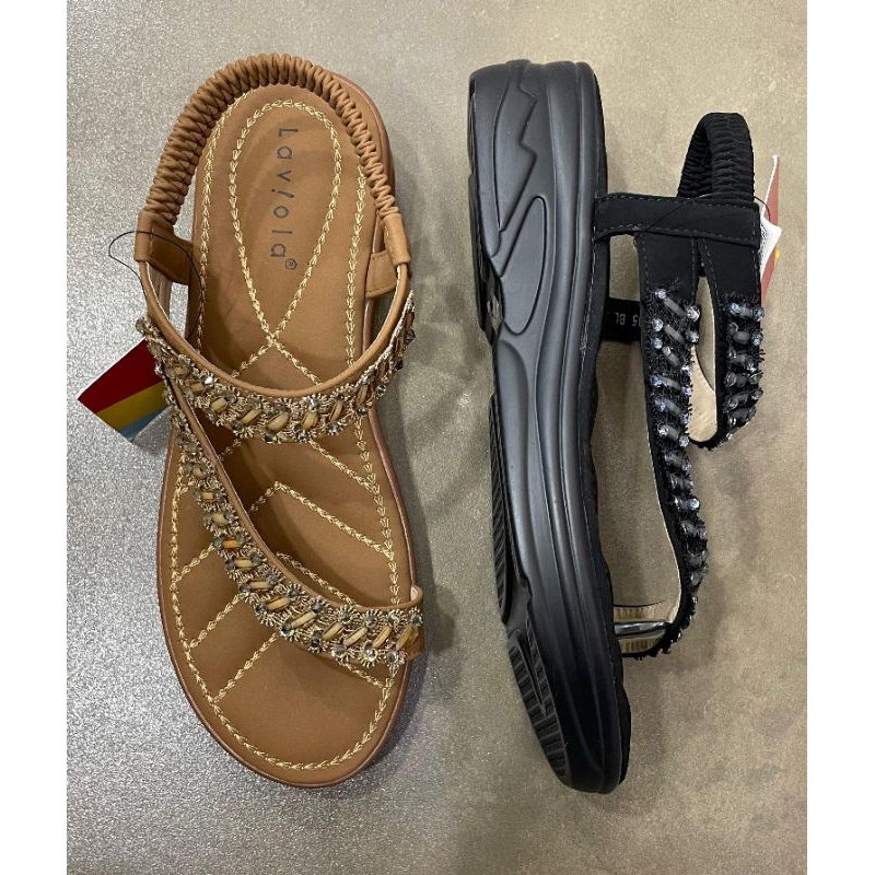 Sandal tali wanita ringan merk LAVIOLA