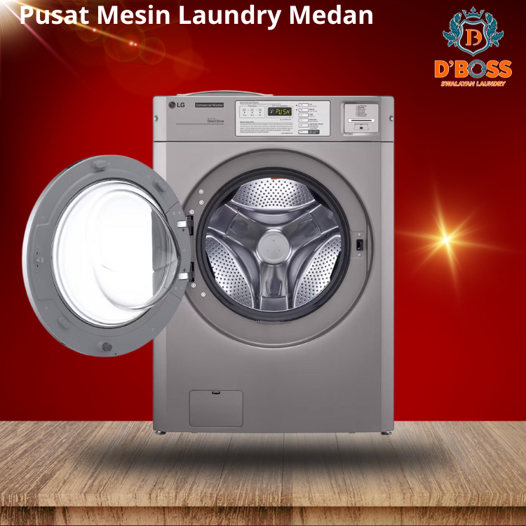 D'BOSS - MESIN CUCI / WASHER LG COMMERCIAL GIANT MAX 15 KG