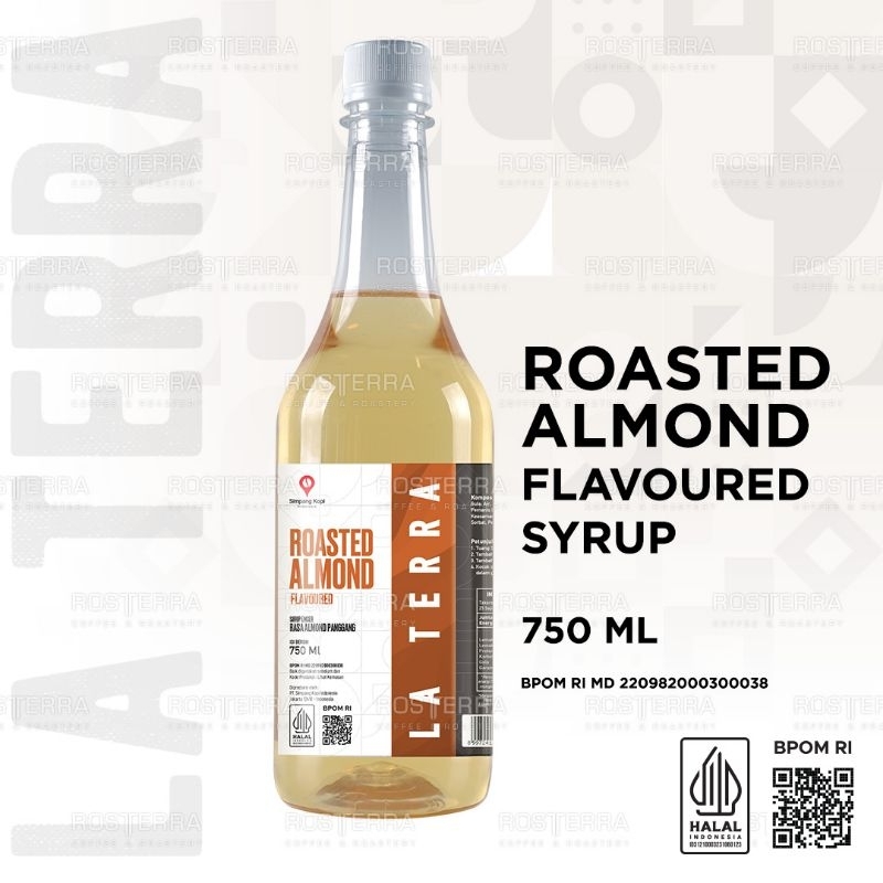 

Syrup Roasted Almond Flavor Minuman Sirup Rasa Roasted Almond 750 ml La Terra