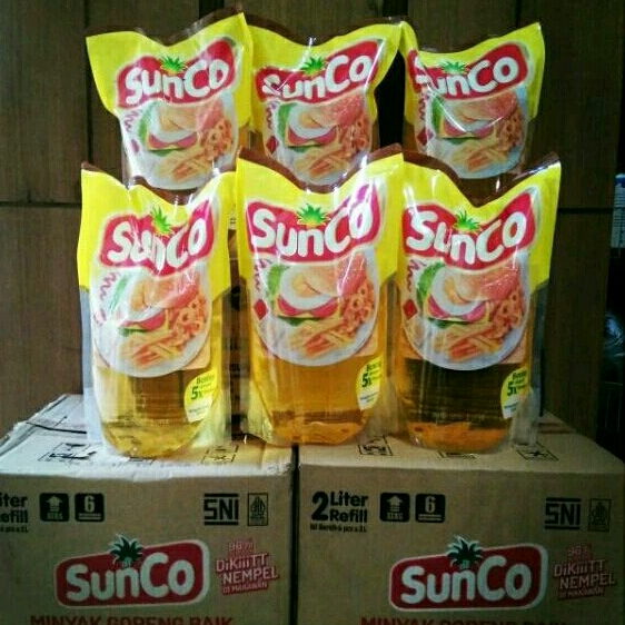 

Sunco minyak goreng 2 liter refil