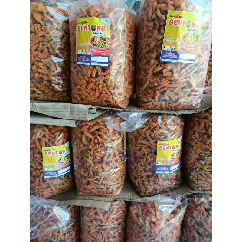 

Keripik Usus Gentong Balado 250gr/500gr/1kg