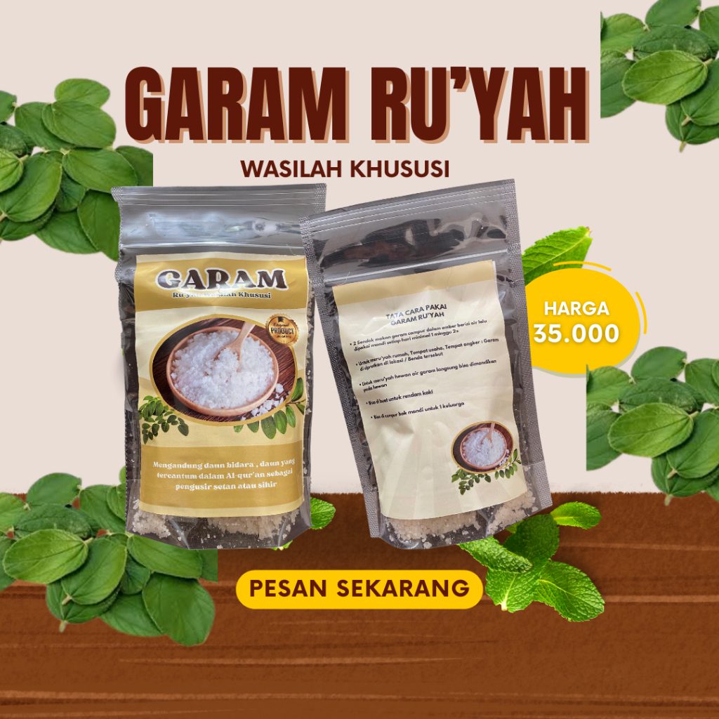 

Garam Ruqyah 100% Original kemasan besar