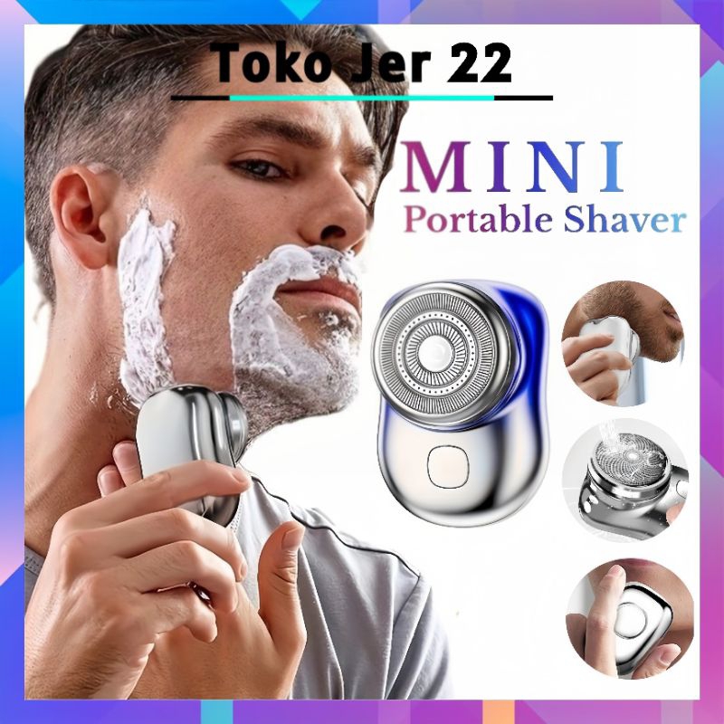 Alat Cukur Jenggot Dan Kumis Mini Shaver Cukuran Portable Jenggot Kumis Electric