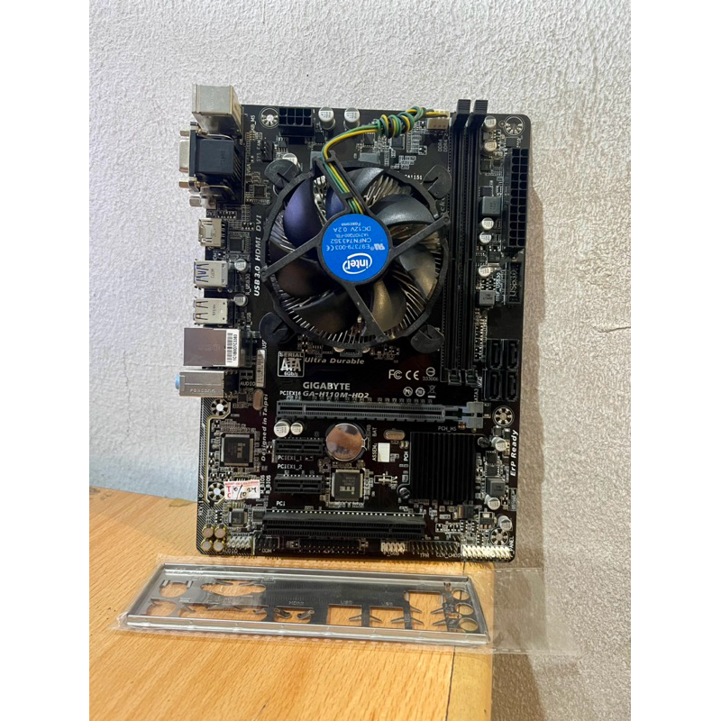 Motherboard H110 Processor Core i5 7400 Fan Ram 16gb