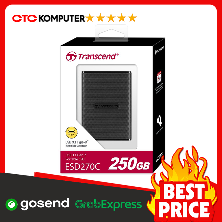 Transcend ESD270C 250GB Portable SSD