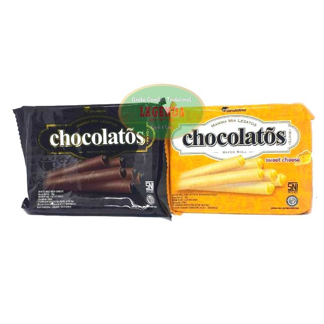 

Chocolatos Sweet Cheese 27gr wafer roll keju