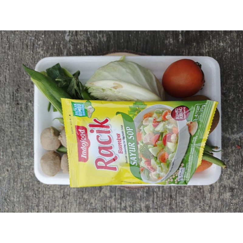 

Paket sayur sop / sayur sop bakso
