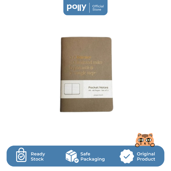 

Papermark Pocket Notes Set of 3 / Buku Catatan