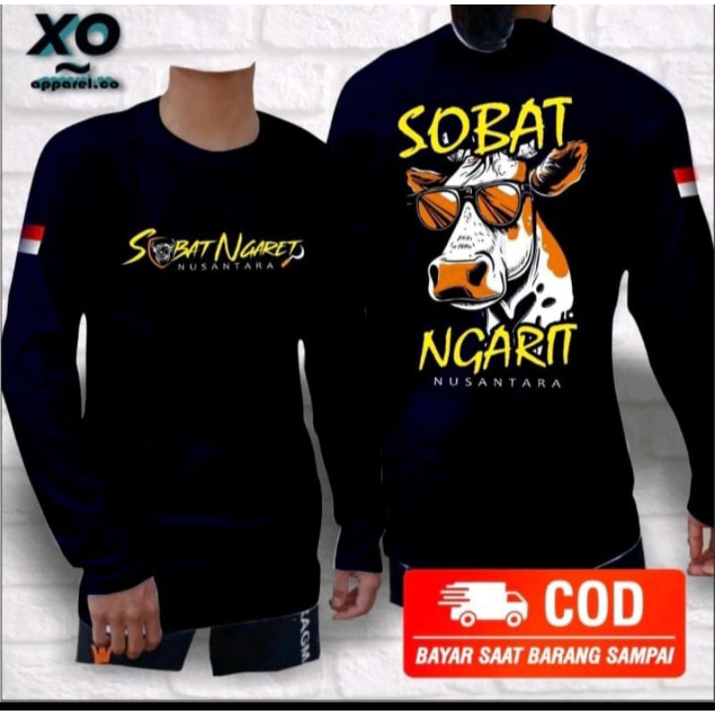 KAOS SOBAT NGARIT - NGARIT NUSANTARA KAOS LENGAN PANJANG DTF