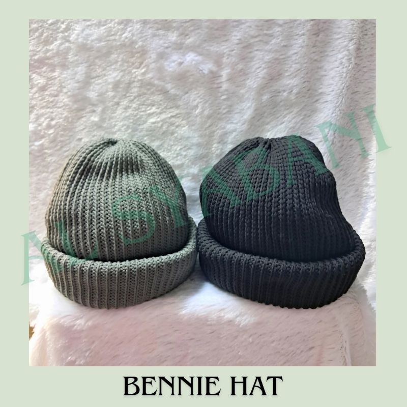 BENNIE HAT // KUPLUK // TOPI RAJUT KUPLUK // KUPLUK RAJUT // TOPI RAJUTAN