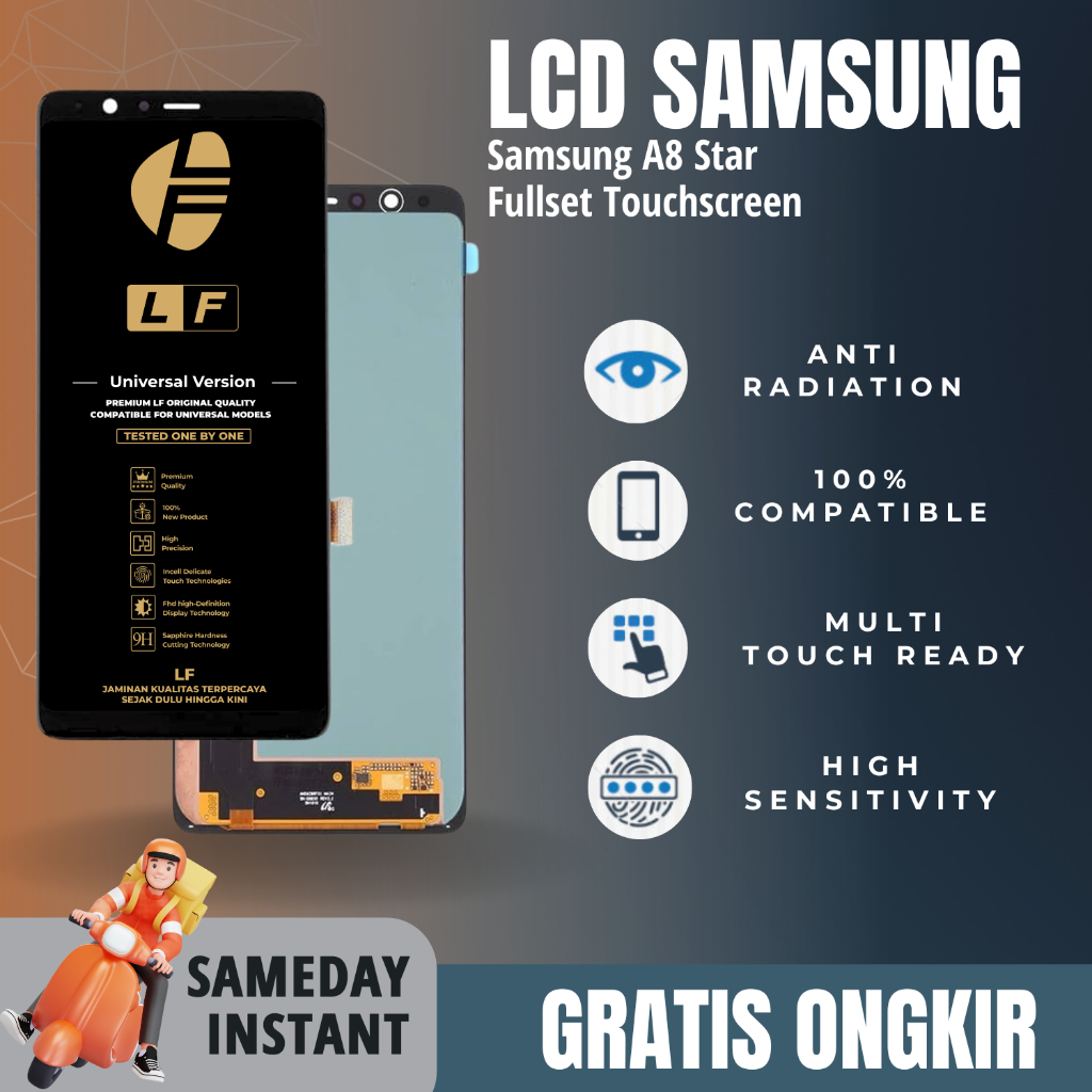 LF - LCD Samsung A8 Star Fullset Touchscreen - OLED