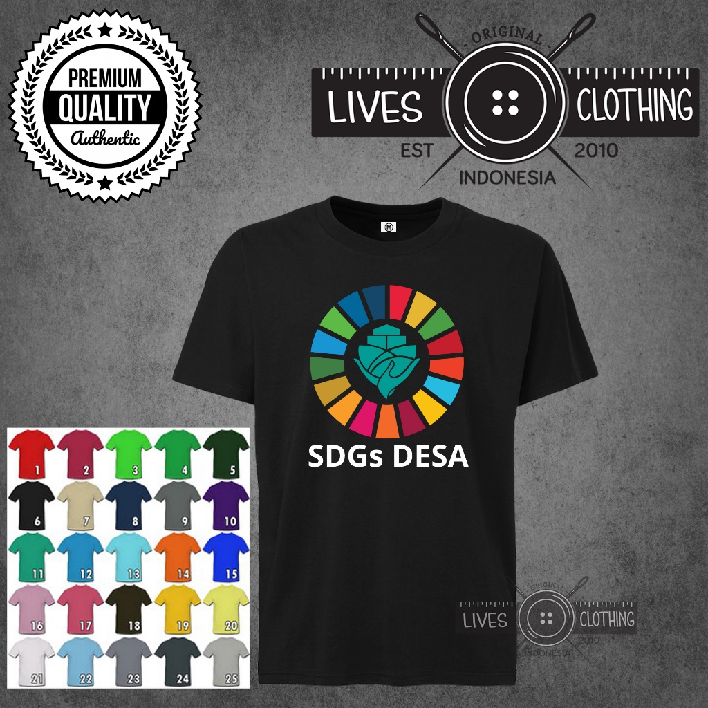 KAOS BEST SELLER SDGS DESA KEMENTERIAN BUMN / BAJU SERAGAM PREMIUM