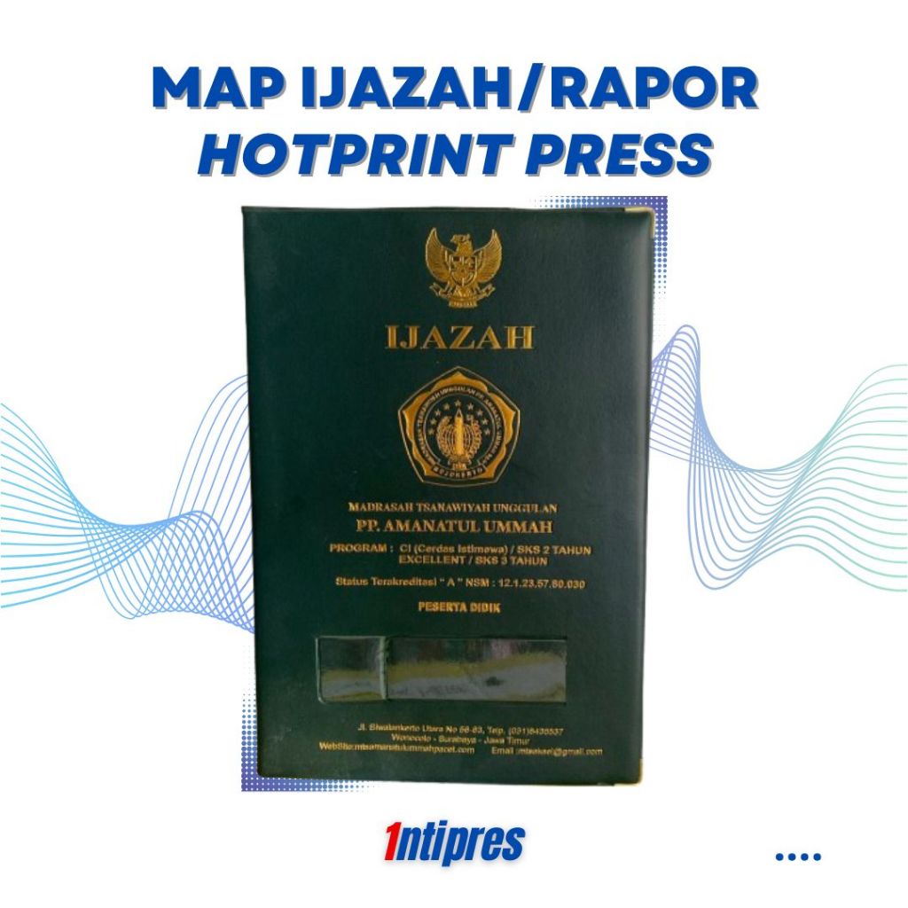 

CETAK DISINI - MAP RAPOR HOTPRINT PRESS CUSTOM NAMA & LOGO SEKOLAH SENDIRI