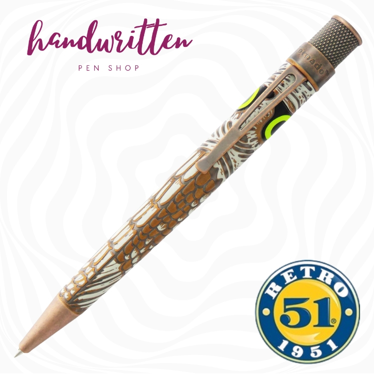 

RETRO 51 Tornado Rescue Rollerball Ballpoint Pen Owl/ Pulpen