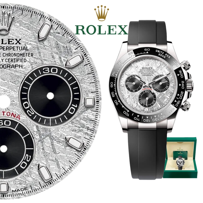 【100% ASLI】Jam Tangan Rolex pria Rolex  Cosmograph meteorit Daytona  Series M116519LN-0038  40mm Dia