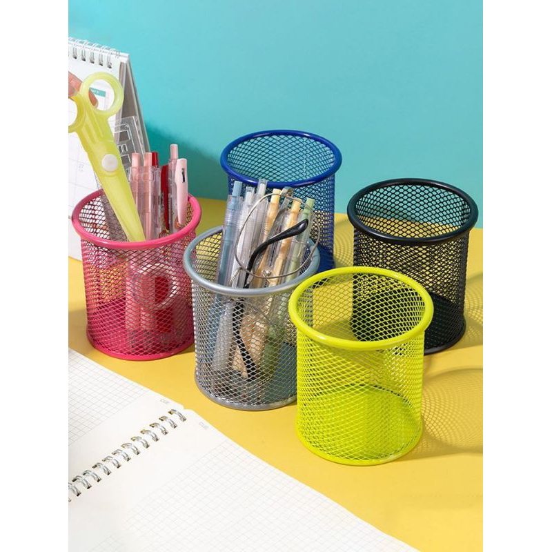 

Tempat Pensil Bulat Jaring Besi