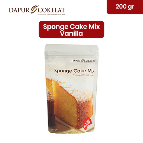 

DAPUR COKELAT - Sponge Cake Mix Vanilla 200 gram | Premix untuk Membuat Bolu Vanilla