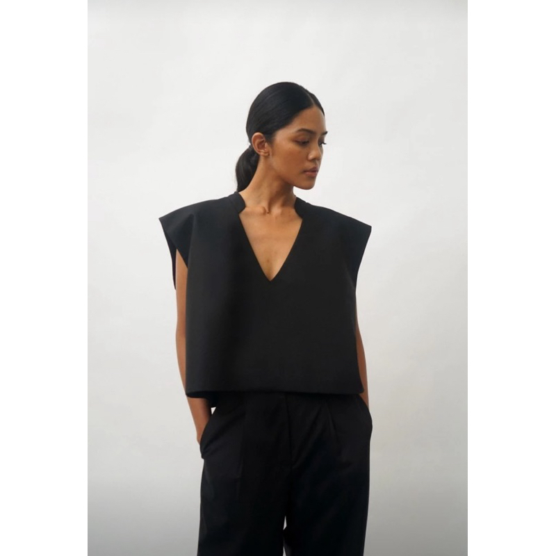 MASSHIRO&Co. HANEEN BiB Black