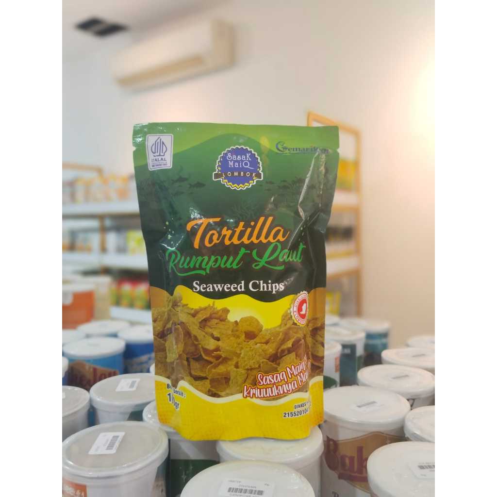

Oleh Oleh Khas Lombok NTB Tortila Rumput Laut