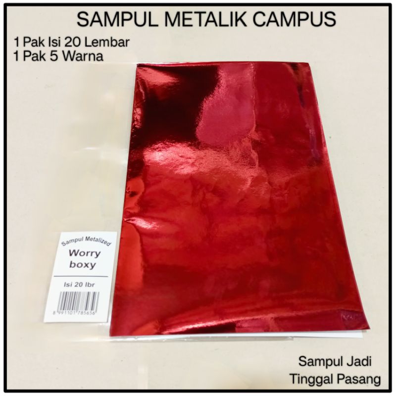

1 Pak Sampul Buku Ukuran Campus Besar Isi 20 Lembar