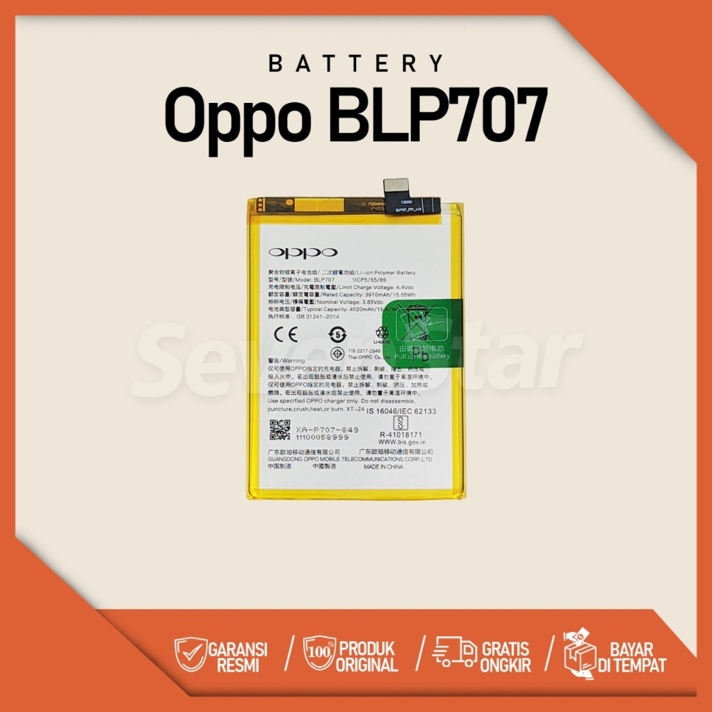 Battery Oppo BLP707 Batre OPPO F11 Baterai BLP707 Oppo BLP707