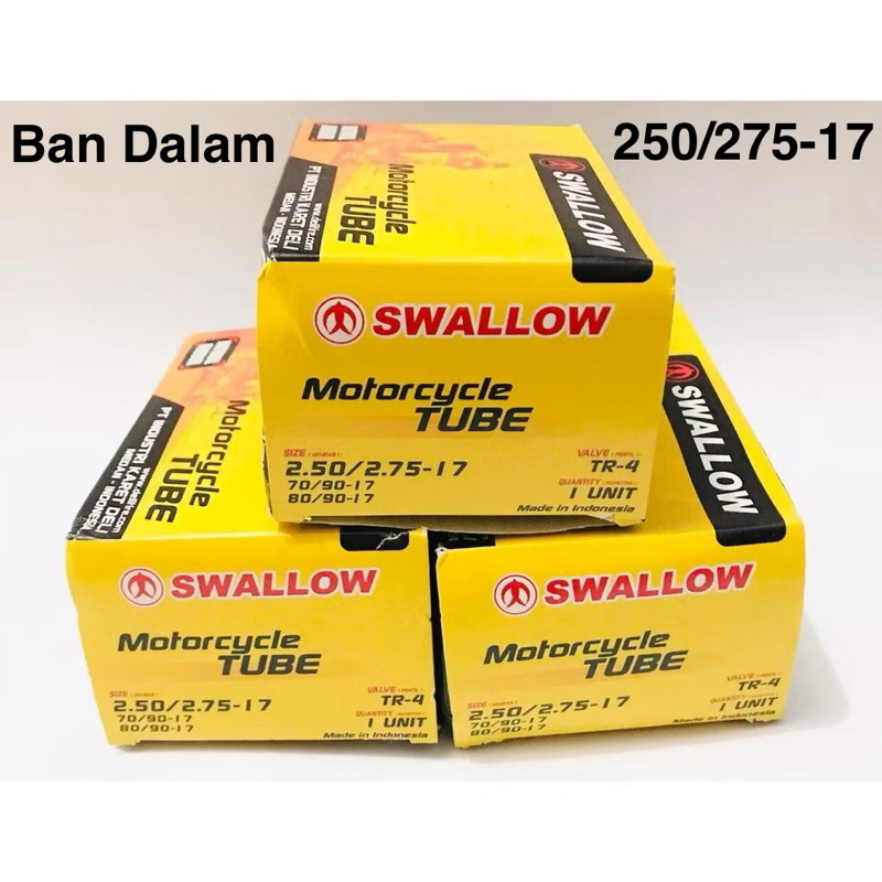 Swallow 250/275-17. harga grosir. ban dalam motor