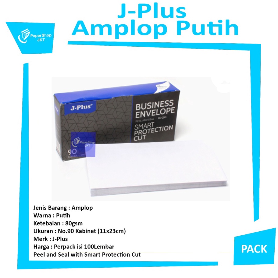 

Khusus JPLUS Biru Amplop Putih Polos NO9 Cabinet 8Gsm Kabinet