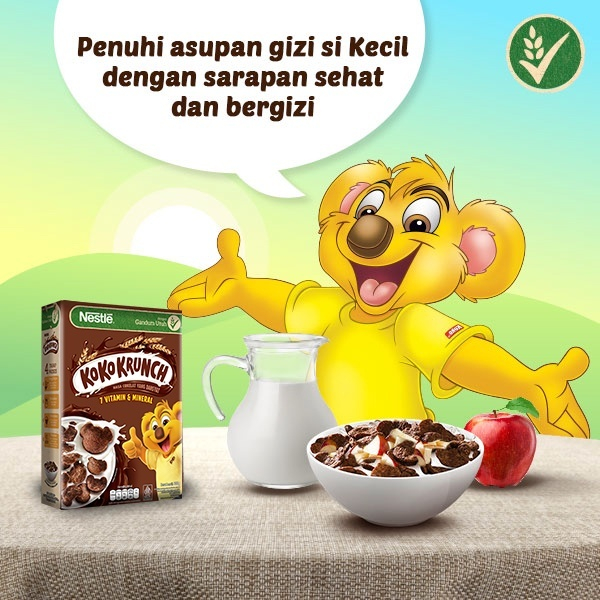 

NESTLE KOKO KRUNCH Cereal Coklat Kotak 300gr