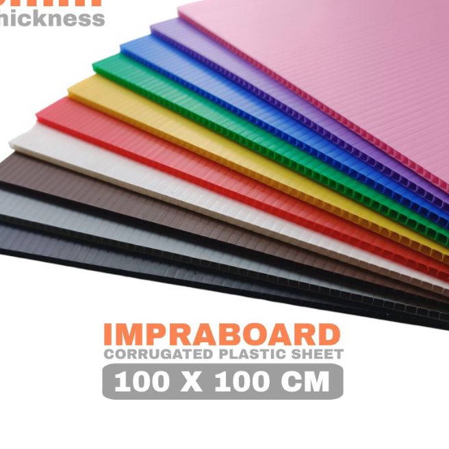 

Terbatas Infraboard Impraboard 3mm 1x1 cm 1 x 1 cm PP Board Art Board Imfraboard Inpraboard Karton Plastik