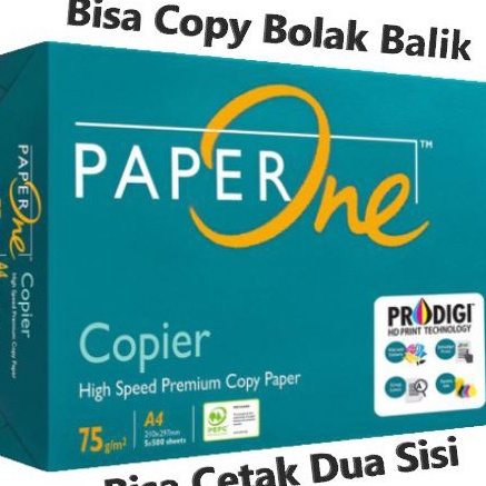 

KF7 Kes Print Fotocopy HVS A4 75 gr PaperOne Rim