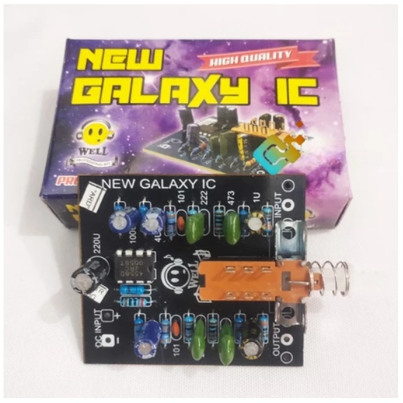 Kit Power Amply Power Galaxy WELL / Kit Galaxy IC Ampli IC 4558D / Kit Speaker Aktif Power Amplifier