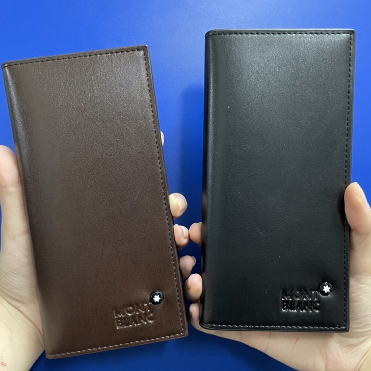 TERLARIS Dompet panjang kulit pria wanita mont blanc