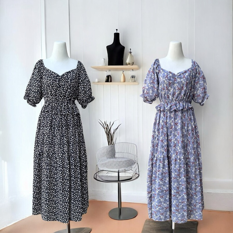 Dress Vintage Korea Style Jumbo