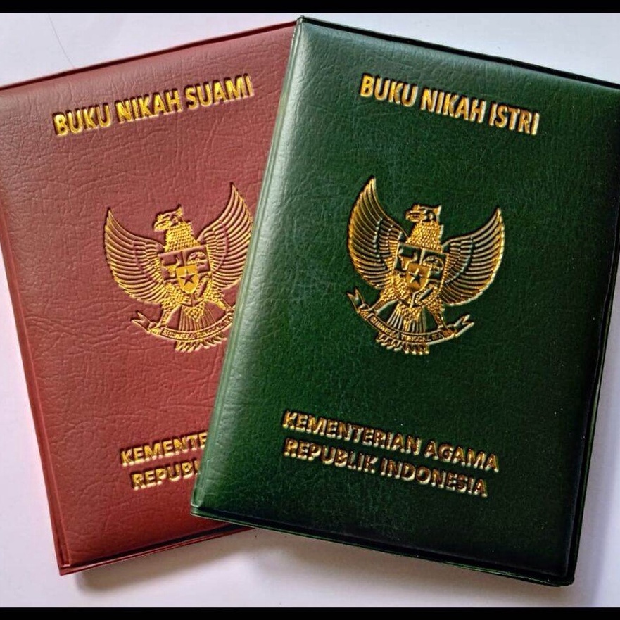 

KP8 2 Pcs Sampul Buku Nikah SuamiIstri Hard Cover