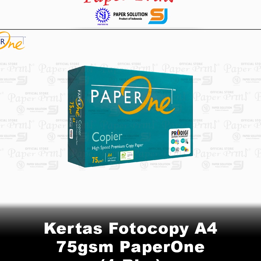 

KI3 Kes Fotocopy HVS A4 75gr PaperOne 1 Rim