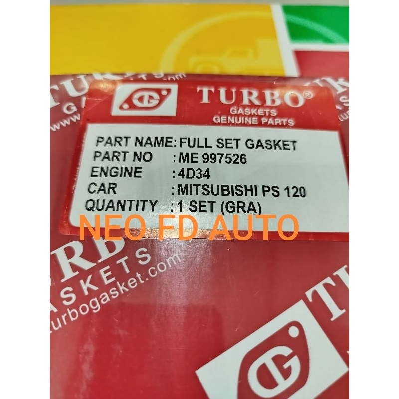 PAKING SET PS120 /4D34