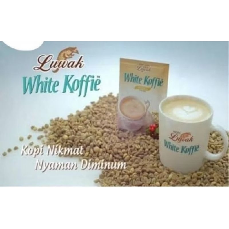 

kopi luak whaite koffie 1 renceng isi 10 pcs
