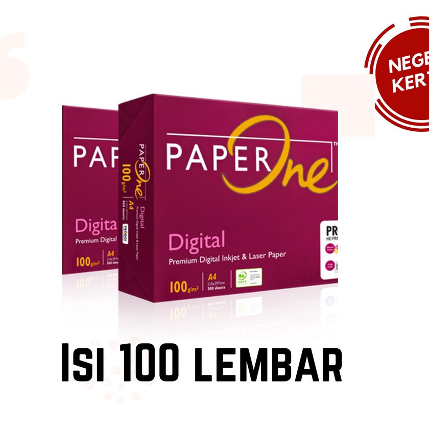 

Hemat Kes HVS A4 1 gr PaperOne 1 lembar