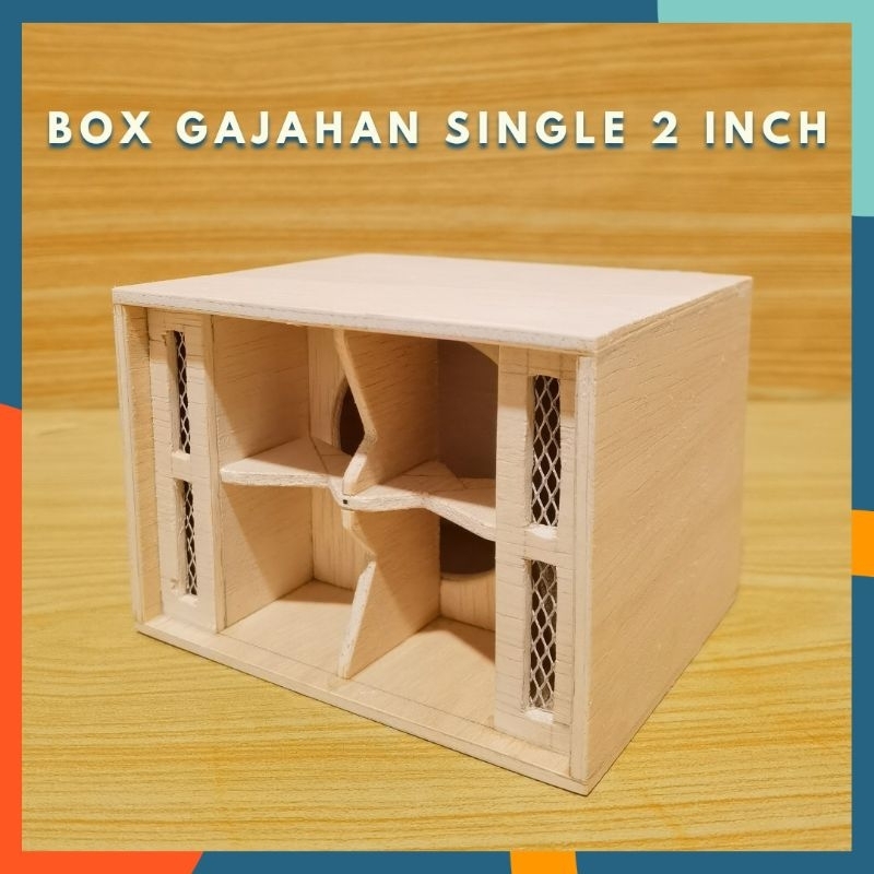 BOX SPEAKER GAJAHAN SINGLE 2 INCH MODEL 1 BOK AUDIO MINIATUR
