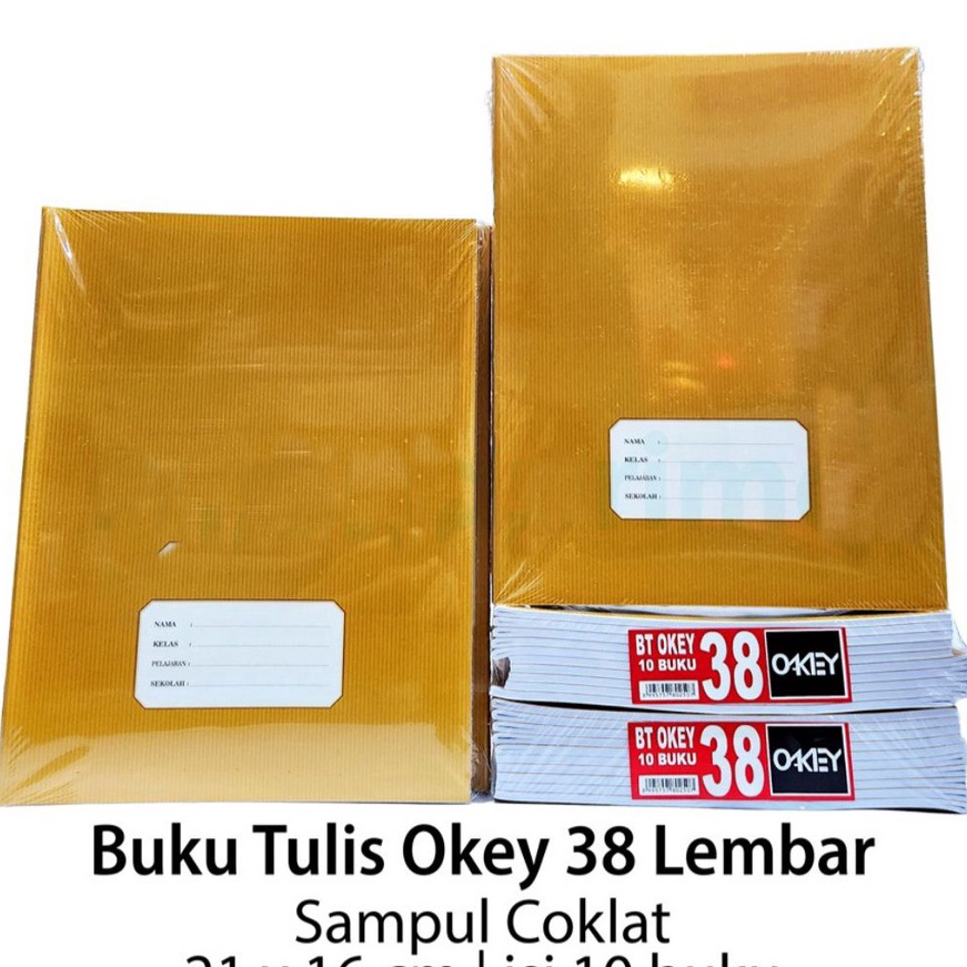 

Extra buku tulis KIKY OKEY isi 38 lembar 1 pack