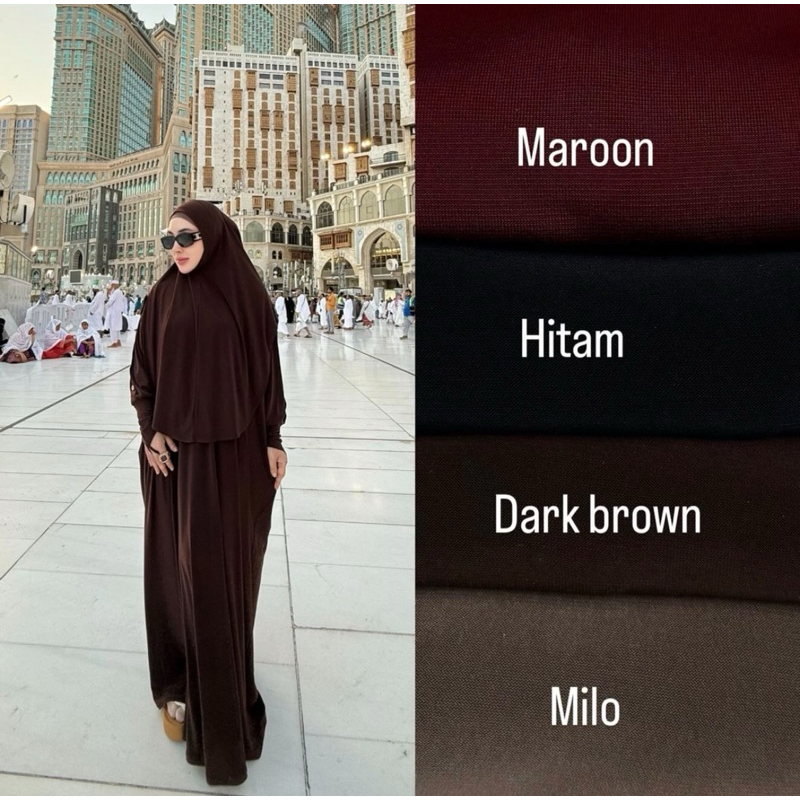 one set gamis abadi daily by SHELLASAUKIA baju kerja main