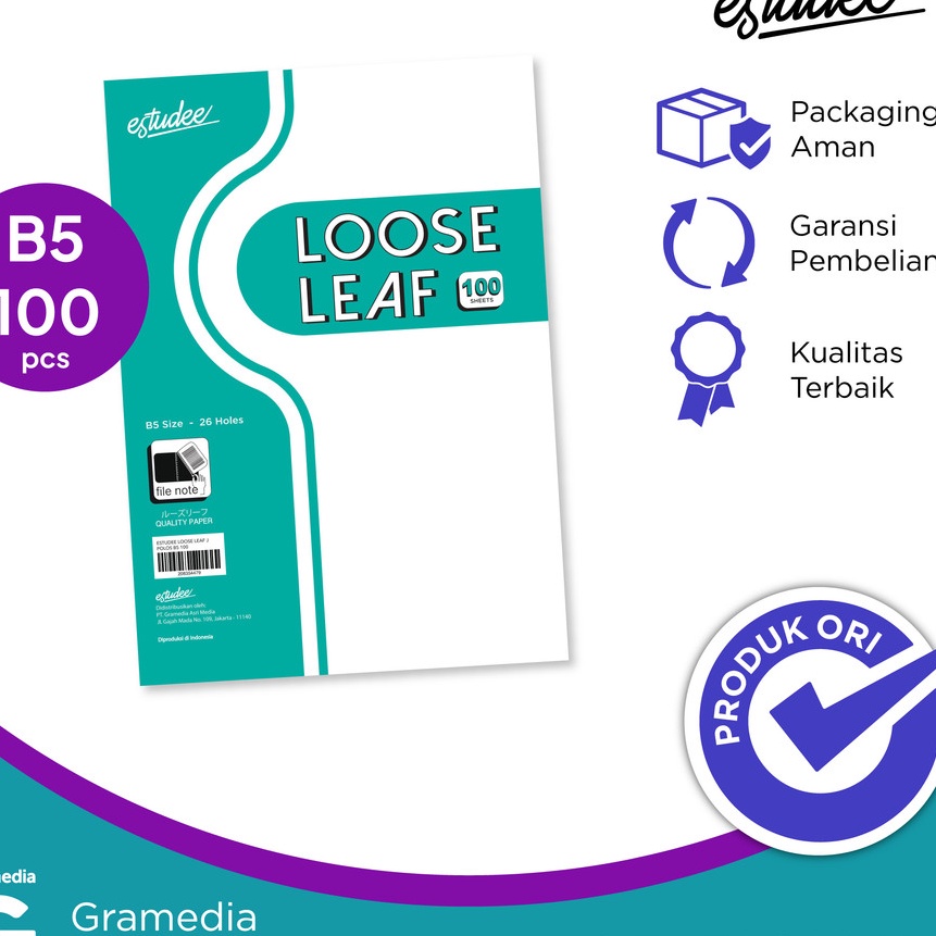 

KF7 Estudee Loose Leaf J Polos B5 1