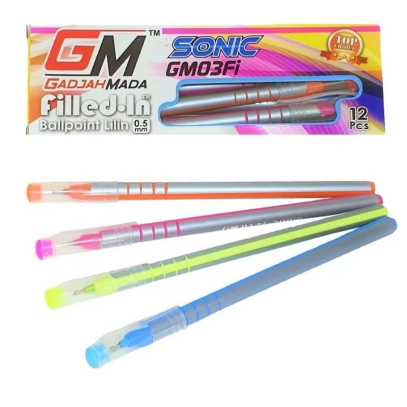 

12 pcs Bulpen lilin/ bulpen GM sonic 0.5 mm