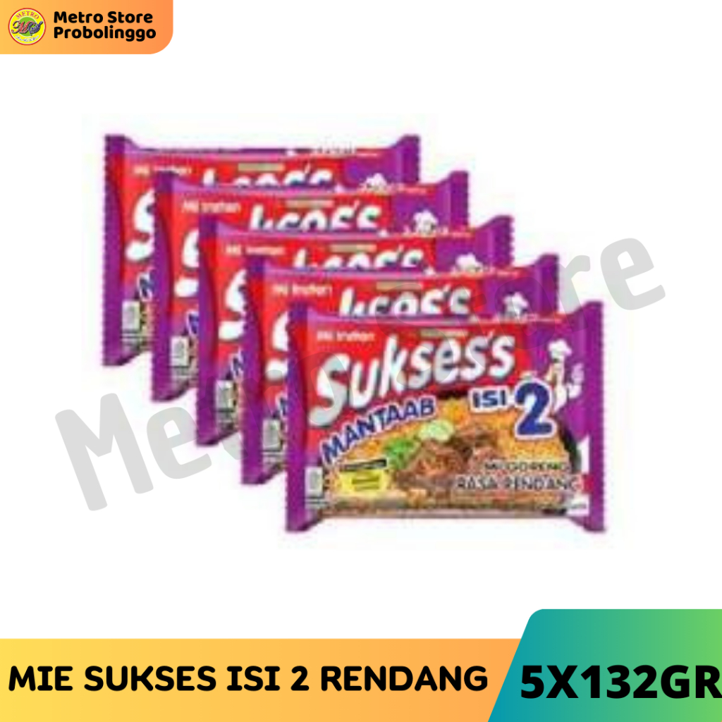 

MIE SUKSES ISI 2 RASA RENDANG 5PCS