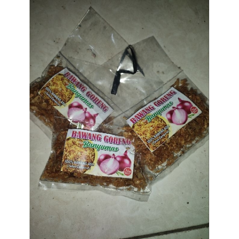 

Bawang Goreng Khas Banyumas 100% Asli Tanpa Bahan Pengawet Berkualitas