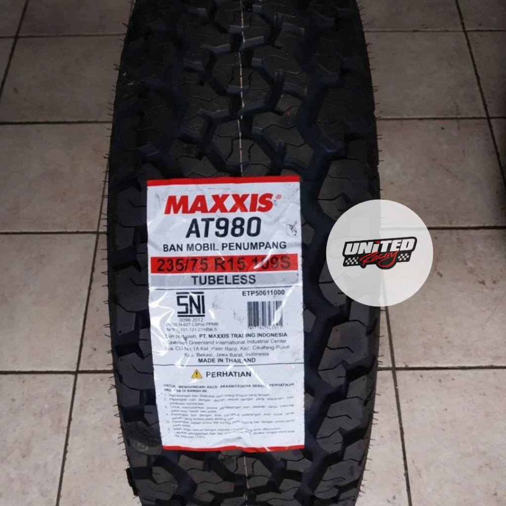 BAN MOBIL OFFROAD RING 15 MAXXIS BRAVO A/T 980 235 75 R15 TUBLES ALL TERRAIN JAKARTA