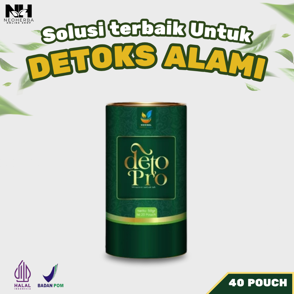 

Deto Pro Teh Herbal Alami Organik Untuk Proses Detoks Alami Tubuh pelangsing Badan